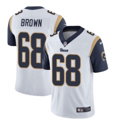 Youth Nike Los Angeles Rams #68 Jamon Brown White Vapor Untouchable Limited Player NFL Jersey