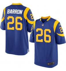 Men's Nike Los Angeles Rams #26 Mark Barron Game Royal Blue Alternate NFL Jersey