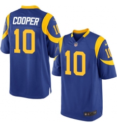 Men's Nike Los Angeles Rams #10 Pharoh Cooper Game Royal Blue Alternate NFL Jersey