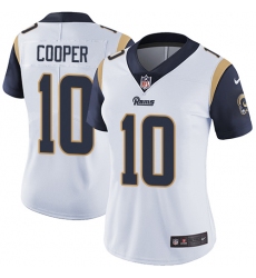 Women's Nike Los Angeles Rams #10 Pharoh Cooper Elite White NFL Jersey