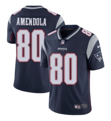 Men's Nike New England Patriots #80 Danny Amendola Navy Blue Team Color Vapor Untouchable Limited Player NFL Jersey