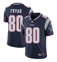Men's Nike New England Patriots #80 Irving Fryar Navy Blue Team Color Vapor Untouchable Limited Player NFL Jersey