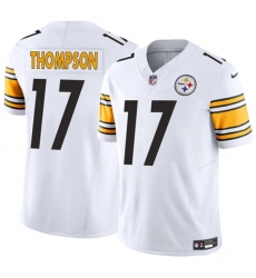 Men's Pittsburgh Steelers #17 Skylar Thompson White 2025 F.U.S.E. Vapor Limited Football Stitched Jersey