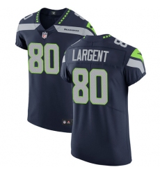 Men's Nike Seattle Seahawks #80 Steve Largent Steel Blue Team Color Vapor Untouchable Elite Player NFL Jersey Men's Nike Seattle Seahawks #80 Steve Largent Steel Blue Team Color Vapor Untouchable Elite Player NFL Jersey