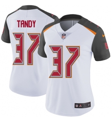 Women's Nike Tampa Bay Buccaneers #37 Keith Tandy Elite White NFL Jersey
