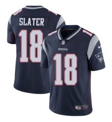 Youth Nike New England Patriots #18 Matthew Slater Navy Blue Team Color Vapor Untouchable Limited Player NFL Jersey