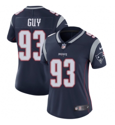 Women's Nike New England Patriots #93 Lawrence Guy Navy Blue Team Color Vapor Untouchable Limited Player NFL Jersey