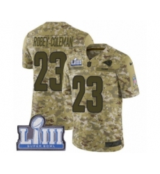 Men's Nike Los Angeles Rams #23 Nickell Robey-Coleman Limited Camo 2018 Salute to Service Super Bowl LIII Bound NFL Jersey