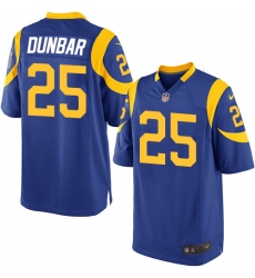 Men's Nike Los Angeles Rams #25 Lance Dunbar Game Royal Blue Alternate NFL Jersey