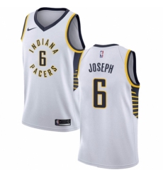 Women's Nike Indiana Pacers #6 Cory Joseph Authentic White NBA Jersey - Association Edition