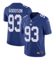 Men's Nike New York Giants #93 B.J. Goodson Royal Blue Team Color Vapor Untouchable Limited Player NFL Jersey