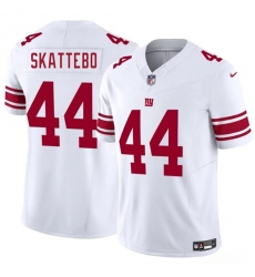 Men's New York Giants #44 Cam Skattebo White 2025 Draft F.U.S.E. Vapor Untouchable Limited Football Stitched Jersey