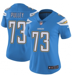 Women's Nike Los Angeles Chargers #73 Spencer Pulley Electric Blue Alternate Vapor Untouchable Limited Player NFL Jersey