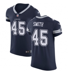 Men's Nike Dallas Cowboys #45 Rod Smith Navy Blue Team Color Vapor Untouchable Elite Player NFL Jersey