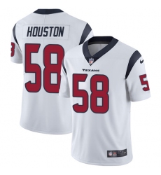 Youth Nike Houston Texans #58 Lamarr Houston White Vapor Untouchable Limited Player NFL Jersey