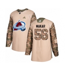 Men's Adidas Colorado Avalanche #56 Cale Makar Premier Navy Blue Alternate NHL Jersey