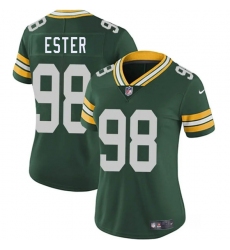 Women's Green Bay Packers #98 James Ester Green 2025 Vapor Untouchable Limited Football Stitched Jersey(Run Small)