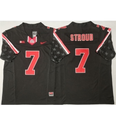 Men's Ohio State Buckeyes #7 C.J. Stroud Black 2025 F.U.S.E. Limited Stitched Jersey