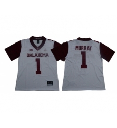 Oklahoma Sooners 1 Kyler Murray White 47 Game Winning Streak College Football Jersey