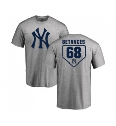 MLB Nike New York Yankees #68 Dellin Betances Gray RBI T-Shirt