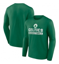 Men's Boston Celtics Green Let's Go Long Sleeve T-Shirt