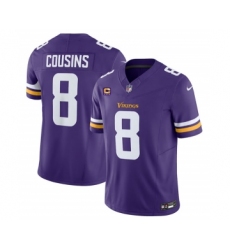 Men's Nike Minnesota Vikings #8 Kirk Cousins Purple 2023 F.U.S.E. 4-Star C Vapor Untouchable Limited Football Stitched Jersey Men's Nike Minnesota Vikings #8 Kirk Cousins Purple 2023 F.U.S.E. 4-Star C Vapor Untouchable Limited Football Stitched Jersey