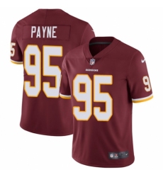 Youth Nike Washington Redskins #95 Da'Ron Payne Burgundy Red Team Color Vapor Untouchable Elite Player NFL Jersey