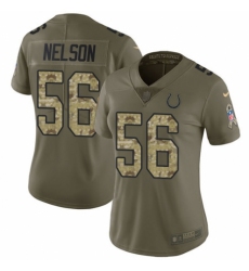 Women's Nike Indianapolis Colts #56 Quenton Nelson Limited Olive Camo 2017 Salute to Service NFL Jersey Women's Nike Indianapolis Colts #56 Quenton Nelson Limited Olive Camo 2017 Salute to Service NFL Jersey
