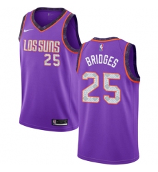 Women's Nike Phoenix Suns #25 Mikal Bridges Swingman Purple NBA Jersey - 2018 19 City Edition