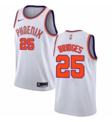 Youth Nike Phoenix Suns #25 Mikal Bridges Swingman White NBA Jersey - Association Edition