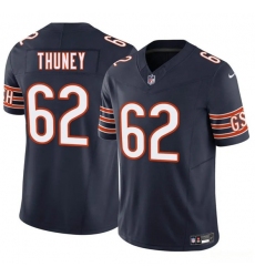 Men's Chicago Bears #62 Joe Thuney Navy 2025 F.U.S.E. Vapor Football Stitched Jersey
