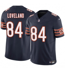 Men's Chicago Bears #84 Colston Lovelandr Navy 2025 Draft F.U.S.E. Vapor Untouchable Limited Football Stitched Jersey