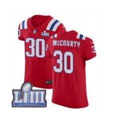 Men's Nike New England Patriots #30 Jason McCourty Red Alternate Vapor Untouchable Elite Player Super Bowl LIII Bound NFL Jersey
