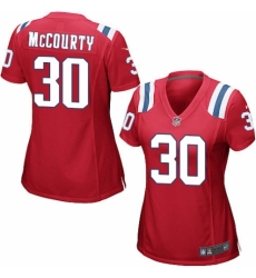 Women's Nike New England Patriots #30 Jason McCourty Game Red Alternate NFL Jersey