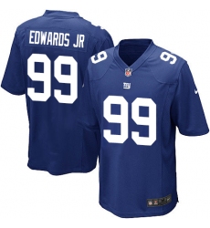 Men's Nike New York Giants #99 Mario Edwards Jr Game Royal Blue Team Color NFL Jersey