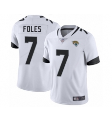 Youth Jacksonville Jaguars #7 Nick Foles White Vapor Untouchable Limited Player Football Jersey
