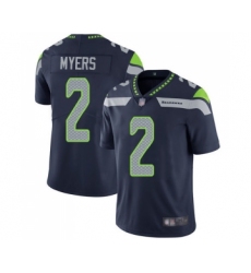 Youth Seattle Seahawks #2 Jason Myers Navy Blue Team Color Vapor Untouchable Limited Player Football Jersey