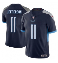 Men's Tennessee Titans #11 Van Jefferson Navy 2025 Vapor Untouchable Football Stitched Jersey