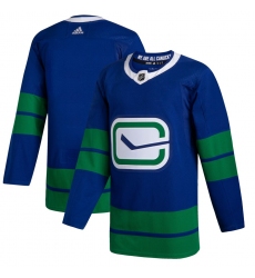 Men's Vancouver Canucks adidas Blank 2019/20 Alternate Authentic Jersey