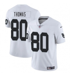 Men's Las Vegas Raiders #80 Ian Thomas White 2025 Vapor Football Stitched Jersey