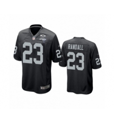 Men's Oakland Raiders #23 Damarious Randall Black 2020 Inaugural Season Game Jersey