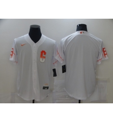 Men's San Francisco Giants Blank Nike White 2021 City Connect Replica Player Jersey