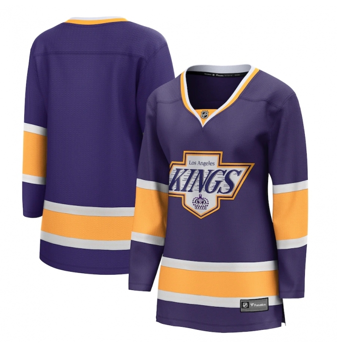 Women's Los Angeles Kings Fanatics Branded Blank Purple 2020-21 Special Edition Breakaway Jersey