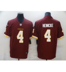Men's Washington Football Team #4 Taylor Heinicke Nike Burgundy Limited Jersey