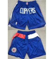 Men's Los Angeles Clippers Blue Shorts