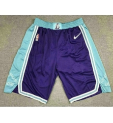 Men's Los Angeles Lakers Purple Nike Diamond 2022 City Edition Swingman Stitched Shorts