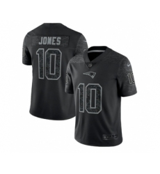 Men's New England Patriots #10 Mac Jones Black Reflective Limited Stitched Football Jersey Men's New England Patriots #10 Mac Jones Black Reflective Limited Stitched Football Jersey