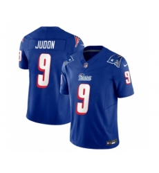 Men's Nike New England Patriots #9 Matthew Judon Blue 2023 F.U.S.E. Vapor Limited Football Stitched Jersey Men's Nike New England Patriots #9 Matthew Judon Blue 2023 F.U.S.E. Vapor Limited Football Stitched Jersey