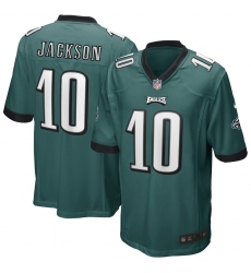 Men's Philadelphia Eagles #10 DeSean Jackson Midnight Green Nike Game Jersey