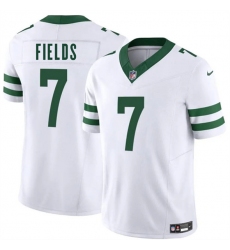 Men's New York Jets #7 Justin Fields White 2025 F.U.S.E. Vapor Untouchable Limited Football Stitched Jersey